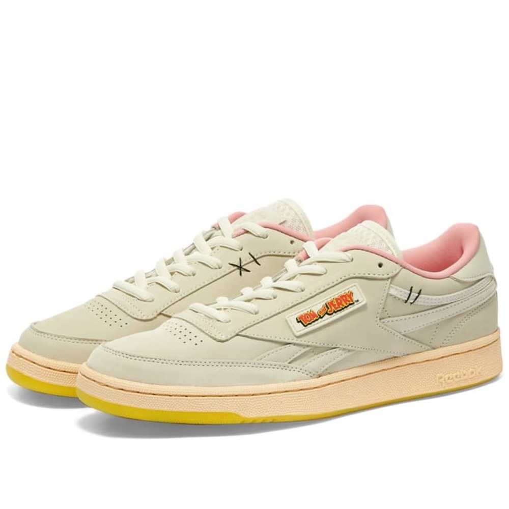 Rare Reebok Club С Tom & Jerry Revenge Low Mu FW4681 Shoes Sneakers 8 9.5